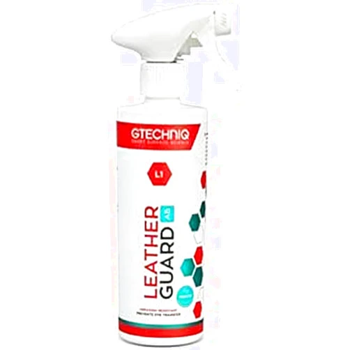Gtechniq Leather Protector. L1 Leather Guard for Cars, Car Interior Protects Leather Seats from Abrasion and Stains. UV Resistant Lasts up to 12 Months - 500ml