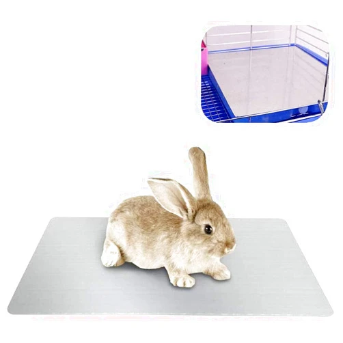 PeSandy Rabbit Cooling Pad, Hamster Cooling Mat for Rabbit Bunny Hamster Guinea Pig & Other Small Pets Stay Cool -Pet Cool Plate Ice Bed