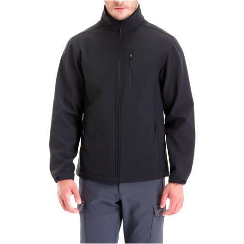 TRAILSIDE SUPPLY CO. Men's Softshell Jacket Fleece Lined Windbreaker,Lightweight Water Resistant Winter Coat