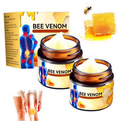Generic 2PCS Bee Venom Joint Cream, Professional Bee Venom Cream, Advanced Joint Bone Gel, Effective For Hand, Back, Knee And Leg, Suitable For All Skin Types.