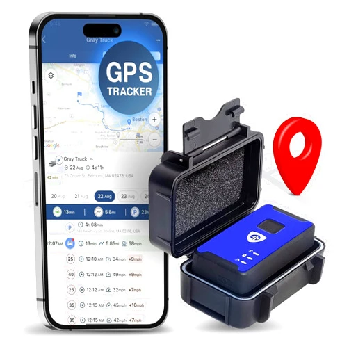 Brickhouse Security Brickhouse Car Trackers for Your Vehicle - Spark Nano 7 GPS Tracker with Magnetic Waterproof Case - Hidden Real-Time 4G LTE Vehicle Finder - GPS Tracking Device for Cars & More - Subscription Required