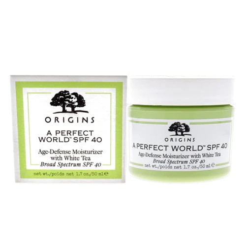Origins A Perfect World SPF 40, Age-Defense Moisturizer With White Tea, 1.7 Fl Oz