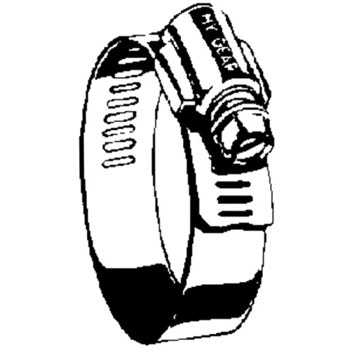 IdealStretch 57 Stainless Steel Clamp With Zinc-Plated Screw