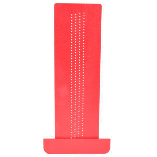 ViaGasaFamido Ultra T-Type Scribing Ruler, Aluminium Alloy Hole Ruler Woodworking Marking Tool with Accurate Scale for Carpenter