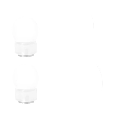 PACKOVE Stethoscope Replacement Diaphragm Kit for Adult and Pediatric Use, Silicone with Threaded Design, White Color, Compatible Stethoscope Accessories Set