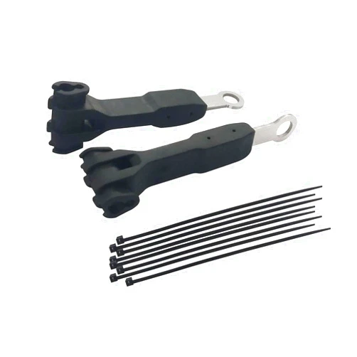 Timilge 1101255 Front Brake Line Anchor Brake Hose Bracket Separator for 2007-2023 Wrangler JK JL Unlimited 2 4 Doors (BLACK)