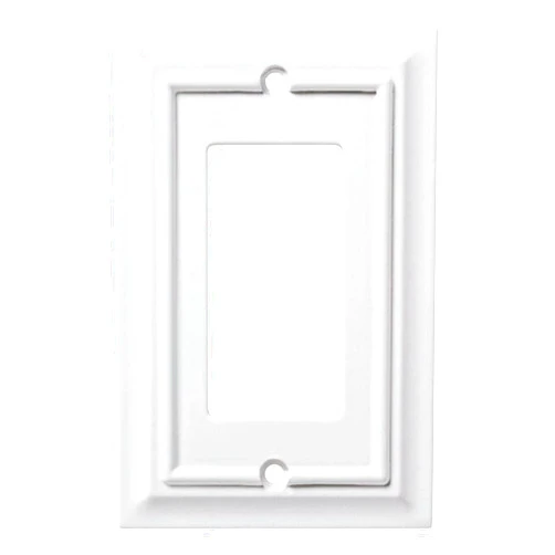 BRAINERD MFG/LIBERTY HDW W10768-W-U WHT WDArc 1G Deco Plate