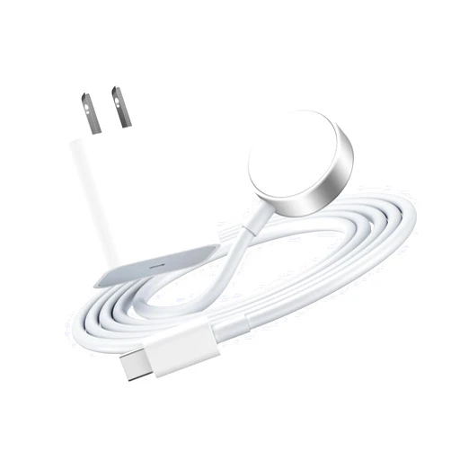 Vertebraid USB C Fast Watch Charger Compatible with Apple Watch Series Ultra2/Ultra/SE2/9/8/7/6/5/4/3/2/1/SE, Magnetic Charging Cable with Type C 20W PD Adapter, Watch Cord with Wall Block, 4.9ft