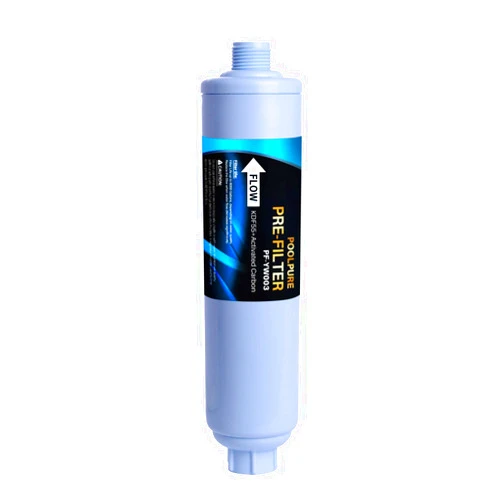 POOLPURE Garden Hose End Pre Filter for Pool, Hot Tub, Spa, Greatly Reduces Chlorine, Heavy Metals, Odor, Fits Any Standard 3/4