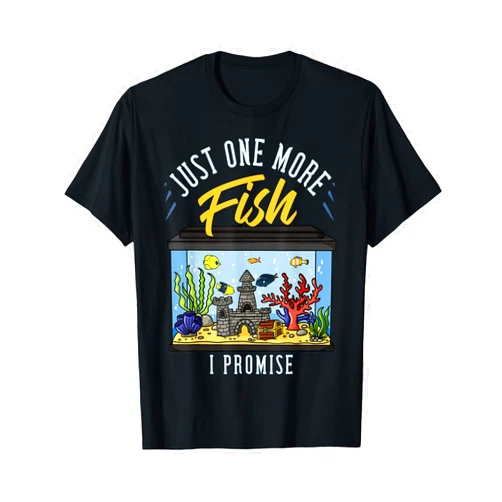 Fish Tank Aquarium Keeper Gifts Fish Tank Aquarium Gift Saltwater Aquascaping T-Shirt