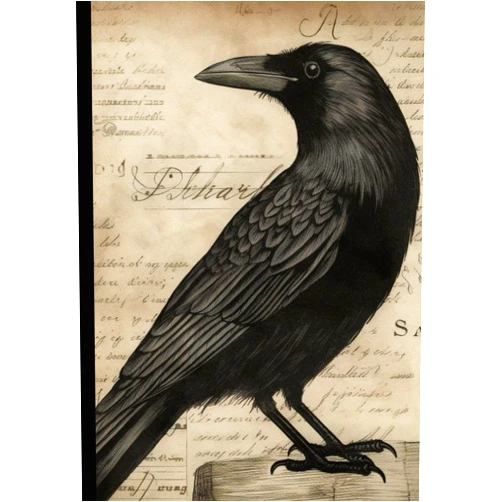 Get Gothic Poe Planner 2024: Weekly + Monthly, Holidays, Moon Phases, Edgar Allan Poe Quotes and Vintage Gothic Illustrations