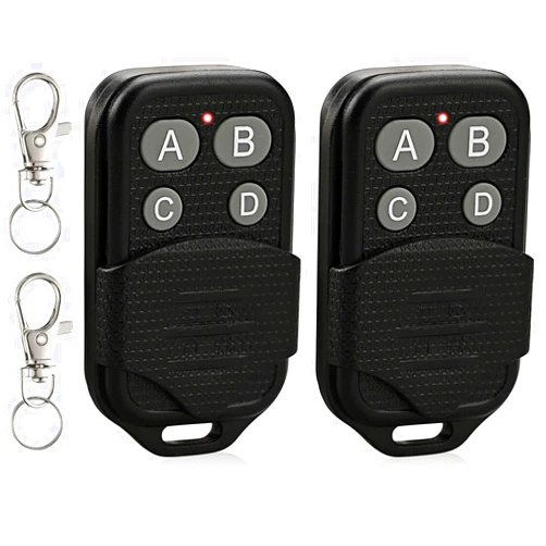 RAQUEL Garage Door Opener 390mhz Remote Keychain,Replacement for Genie Intellicode & Overhead Door GIT-1/ACSCTG Type 1,4-Button