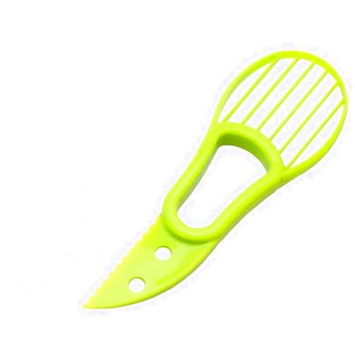 Kai Corporation DH7195 Kai House Select Avocado Cutter, Yellow-Green, Size: 7.1 x 2.4 x 0.6 inches (18 x 6 x 1.4 cm), Made in Japan