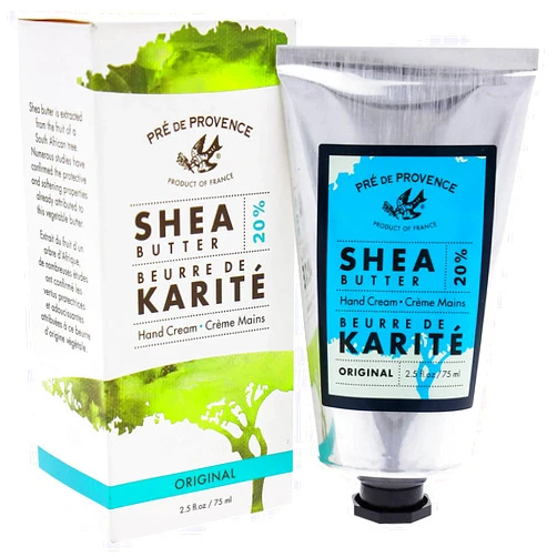 Pre de Provence Beurre De Karité Moisturizing Collection, Shea Butter Enriched Nourishing, Hand Cream, 75ML, Original