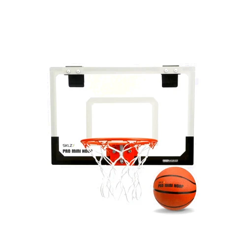 SKLZ Pro Mini Indoor Basketball Hoop - Over The Door – Portable - Great for Home, Dorms, Offices, and Gifts