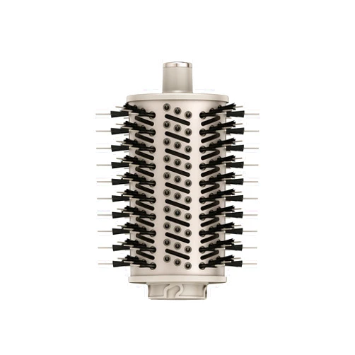 Shark FlexStyle Round Hot Air Brush Attachment for Blow Dryers, Hair Styling Tool for Straight, Wavy, Curly, and Coily Hair, Stone