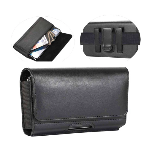 YHENCY Cell Phone Holster for iPhone and Samsung - PU Leather Pouch Belt Clip Case Holder for Galaxy S25+ S24 FE Plus S23 FE S21 FE S20 FE, A15 A35 A55 A54 A53, iPhone 15 Pro Max 14 13 12 Pro Max