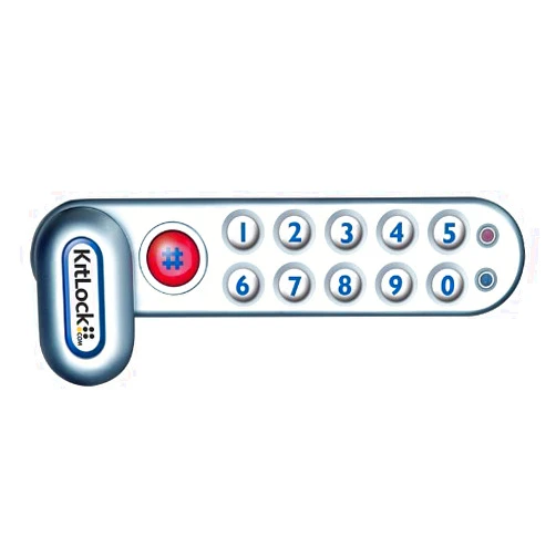 Codelocks KL1006 R.H. Horizontal Keyless Cabinet Lock Fit for Up to 3/4