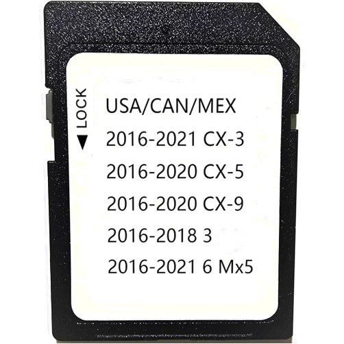 Alpeaken M**da 3 6 CX-3 CX-5 CX-9 Map Navigation SD Card USA/CAN/MEX