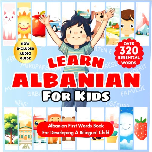 Tiny Talks Publishing Learn Albanian For Kids: Bilingual English & Albanian Language Learning Book For Babies, Toddlers, & Children | Vibrant Albanian Picture Dictionary To ... | Over 320 Child-Essential Words & 23 Topics