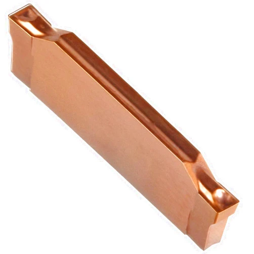 Sandvik Coromant CoroCut 2-Edge Carbide Grooving Insert, GM Geometry, GC1145 Grade, Multi-Layer Coating, 2 Cutting Edges, N123G2-0300-0003-GM, Neutral Cut, 0.118