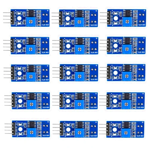 YELUFT 15pcs TCRT5000 Infrared Reflective Sensor Module IR Photoelectric Switch for Arduino STM32 Smart Car Robot