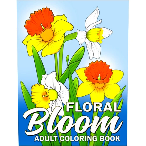 Palin Chan Floral Bloom: Coloring Book for Adults Featuring 50 Beautiful Blooming Flowers That Help You Stress Relief and Relaxation