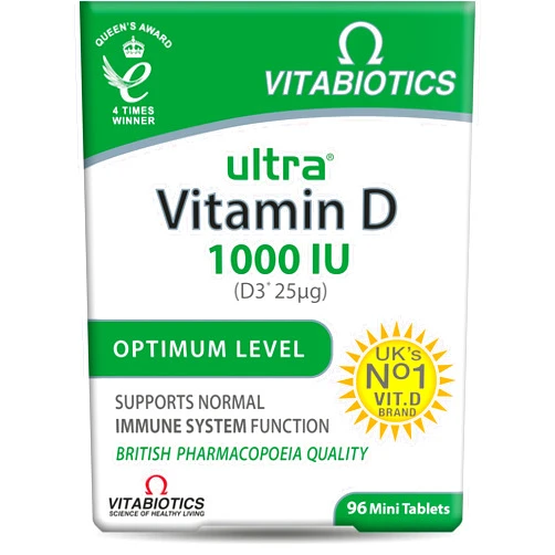 Vitabiotics Ultra Ultra by Vitabiotics Vitamin D Tablets x 96
