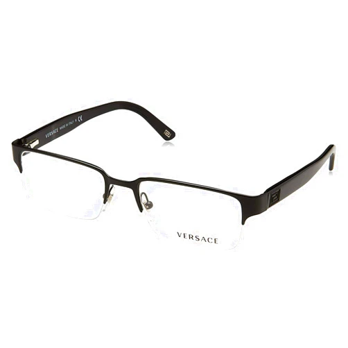 Versace Women's Modern Rectangular Prescription Eyewear Frames