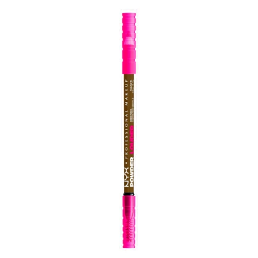 NYX PROFESSIONAL MAKEUP Powder Louder Eyebrow Pencil, Brow Pencil with Buildable Volume For Up To 12HR Wear, Vegan Formula - Taupe