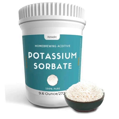 Hznxolrc 9.6 oz Potassium Sorbate, 100% Pure, Food Grade, Premium Potassium Sorbate for Wine Making, Home Brewing, Cakes, Soft Candy, Cookies and More