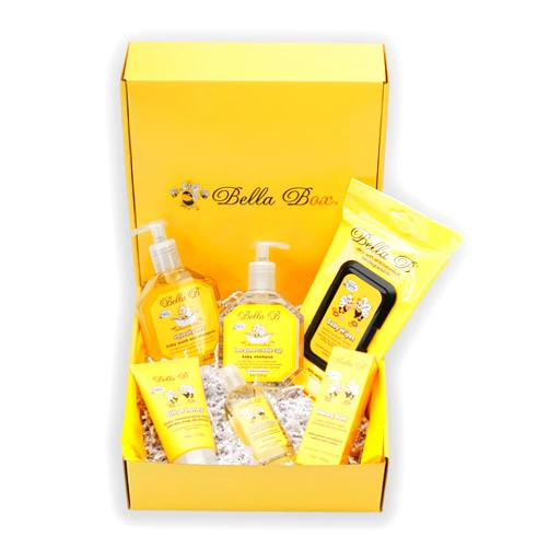 BELLA B Baby Starter Set - Baby Shower Gifts - Gift Baskets Baby Grooming Kit - Baby Gift Basket - Baby Bath Kit - Baby Bath Soap - Baby Wash And Shampoo - Baby Soap Gift Sets