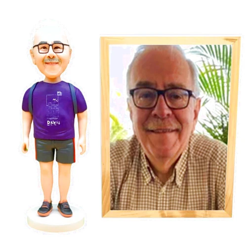 DOGSOCUTE.COM Custom Bobblehead, Personalized Unique Handmade Bobbleheads Figurine, Action Figure Based on Your Photo Gifts for Father's Day