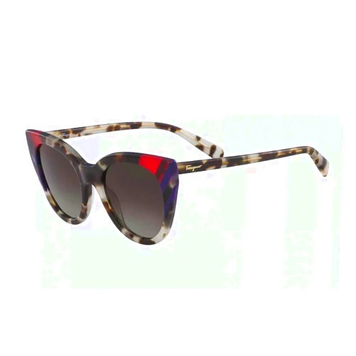 Salvatore Ferragamo Sunglasses Salvatore Ferragamo SF 867 S 052 Grey Havana/Gradient