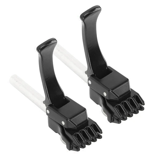 Topyond 1 Pair of Tennis Stringing Machine, Black Tennis Badminton Machine String Clamp with Flying and Starting Clamp for Precise Stringing, Handheld Badminton Machine Stringing Pliers