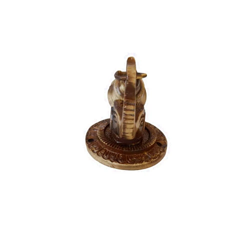 CHAKRIK Black Antique, Brass, Ring Door Knocker (Brass Elephant Hanging Bell)
