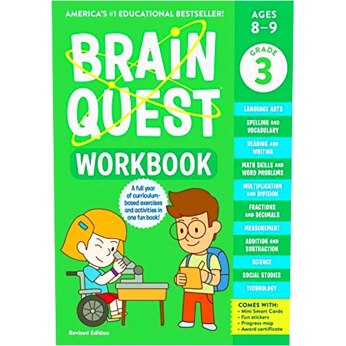 Workman Publishing, Janet A. Meyer Brain Quest Workbook: 3rd Grade Revised Edition (Brain Quest Workbooks)