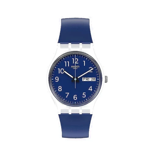 Swatch RINSE REPEAT NAVY Unisex Watch (Model: GE725)