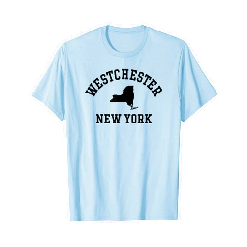 Westchester County New York Athletic W. State Art WESTCHESTER NY Athletic Design With State T-Shirt
