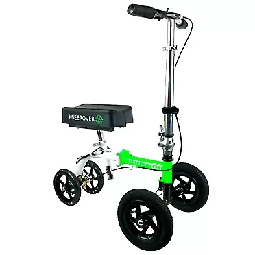 KneeRover GO HYBRID - Most Compact Knee Scooter with All Terrain Front Wheels