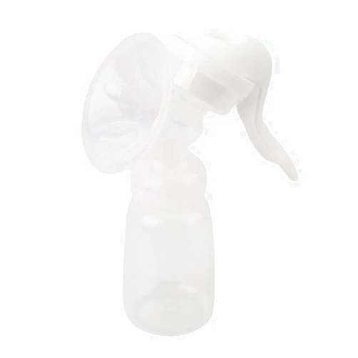 LIUGOU Manual Breast Pump, Adjustable Suction Silicone Hand Pump Breastfeeding, Small Portable Manual Breast Milk Catcher Baby Feeding Pumps & Accessories, White, Mothers Day Gifts
