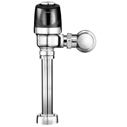 Sloan 8111 Exposed Sensor Water Closet Flushometer, 1.6 GPF Flush Valve - Infrared Sensor with Courtesy Flush Override Button, Battery Powered, 3790011