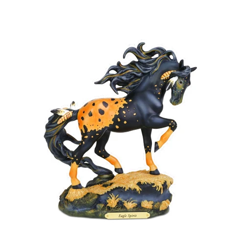 Enesco Trail of Painted Ponies “Eagle Spirit, 9” Stone Resin Figurine, Multicolor