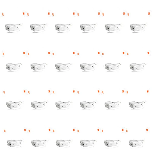 Meconard 24 Pack 6 Inch 5CCT Ultra-Thin LED Recessed Ceiling Light with Junction Box, 2700K/3000K/3500K/4000K/5000K Selectable, 1050LM Brightness Dimmable Canless Wafer Downlight, 12W Eqv 110W-ETL&FCC
