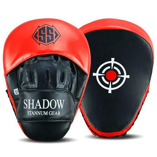 SHADOW STANNUM GEAR Focus Pads for Boxing, Kickboxing, Sparring, and Traning - Curved Boxing Punching Mitts