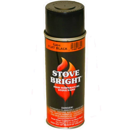Forrest Paint Stove Bright 6304 Stove Bright High Temperature Flat Black Stove Paint
