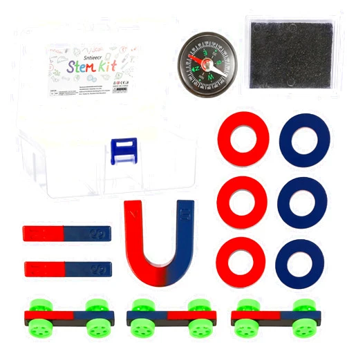 Sntieecr Labs Junior Science Magnetism Set for Experiment Education, Science Experiment Tool Physics Educational Toys for Kids Teen