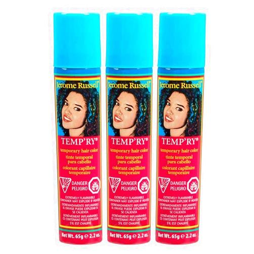 Jerome Russell Temp'ry Spray-on Honey Blonde Hair Color, 2.2oz x 3 pack