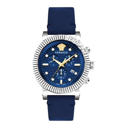 Versace V-Chrono Classic Collection Luxury Mens Watch Timepiece