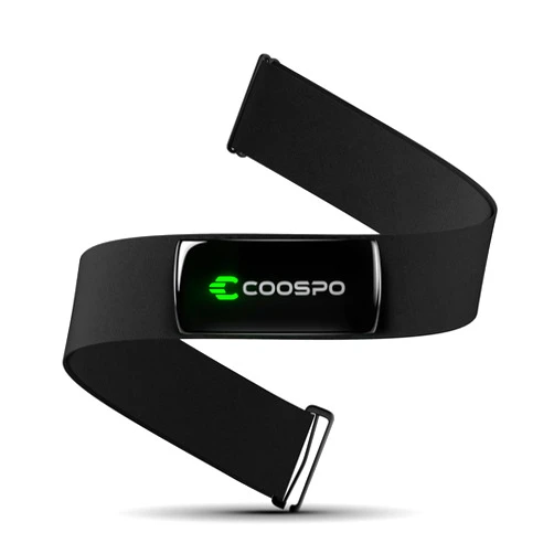COOSPO Heart Rate Monitor Chest Strap H9Z, Bluetooth 5.0 ANT+ Heart Rate Monitor Chest Sensor with Rechargeable Battery, HRM Works with Strava/Wahoo Fitness/Polar Beat/Peloton/Zwift/DDP Yoga App